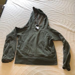 Patagonia green hoody pullover sweatshirt small